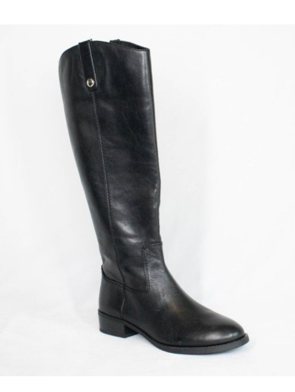 INC Fawne Riding Leather Boots Black Size 11